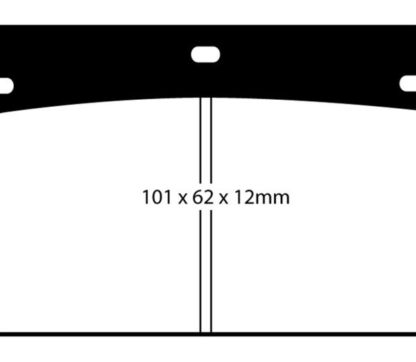 EBC Yellowstuff Brake Pad Sets EBC DP4001R