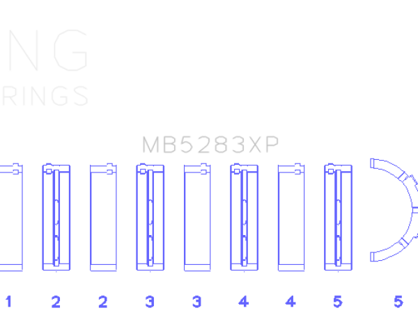 King Engine Bearings MB5283XPSTDX