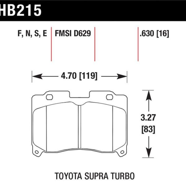 Hawk Performance HB215S.630