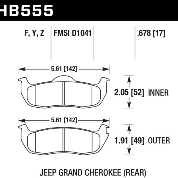 Hawk Performance HB555Z.678