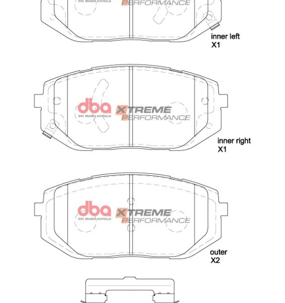 DBA XP Performance Brake Pads DBA DB2647XP