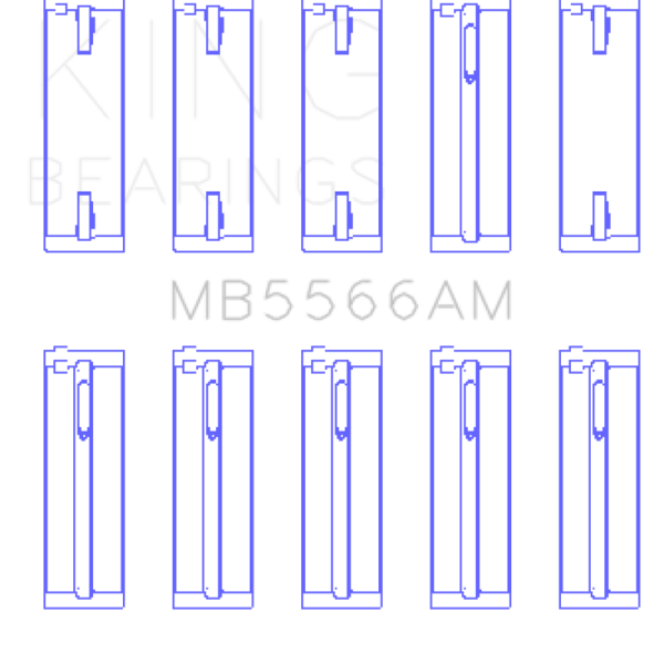 KING Main Bearings King Engine Bearings MB5566AM