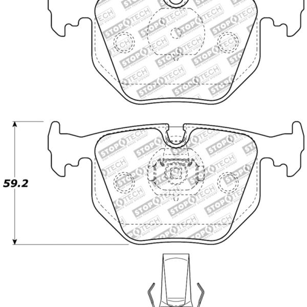 ST Sport Brake Pads Stoptech 309.06830