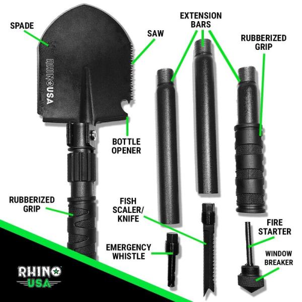 RSA Shovels Rhino USA RNO-SURVIVAL-SHOVEL