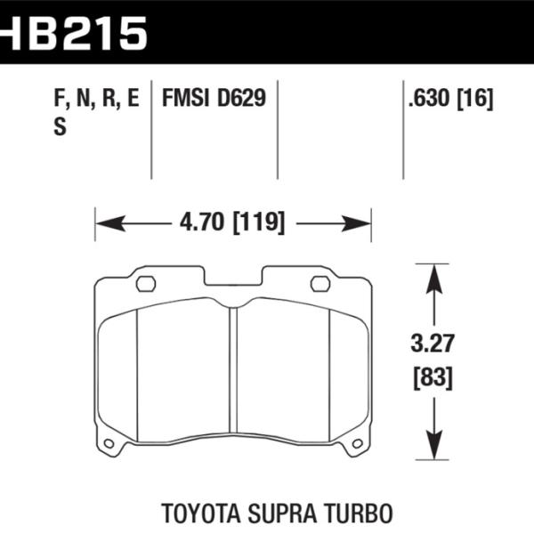 Hawk Performance HB215S.630