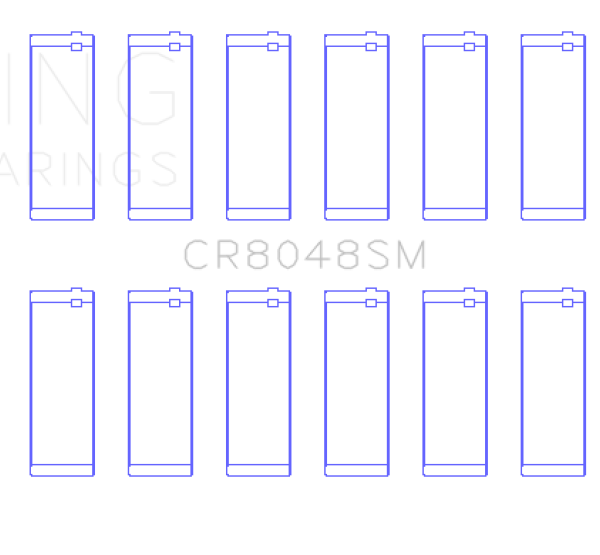 KING Rod Bearings King Engine Bearings CR8048SM