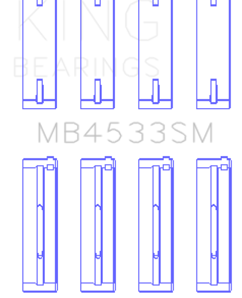 KING Main Bearings King Engine Bearings MB4533SM