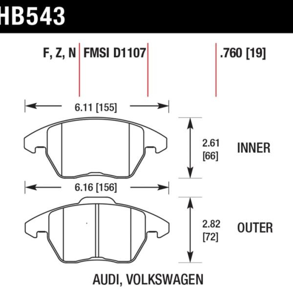 Hawk Performance HB543Z.760