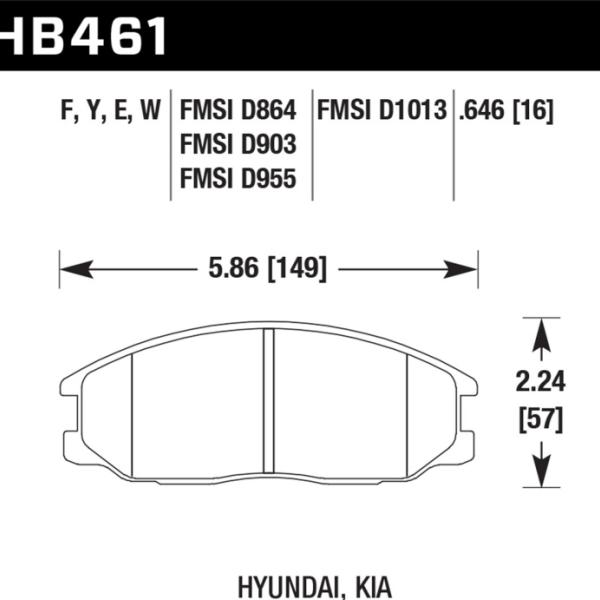 Hawk Performance HB461E.646