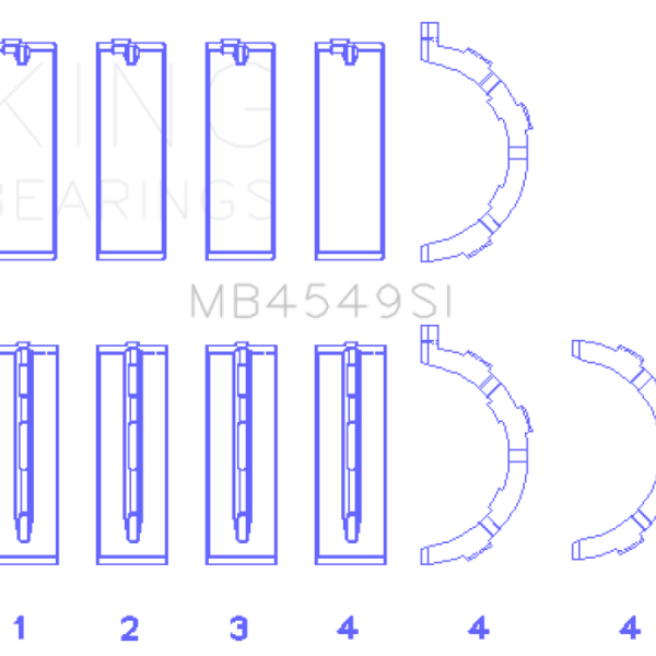 King Engine Bearings MB4549SI