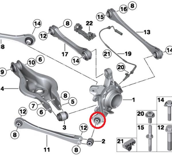SPP Knuckle Bushings SPL Parts SPL RKB F3X
