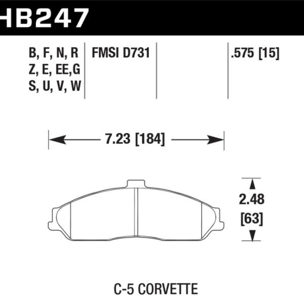 Hawk Performance HB247Z.575