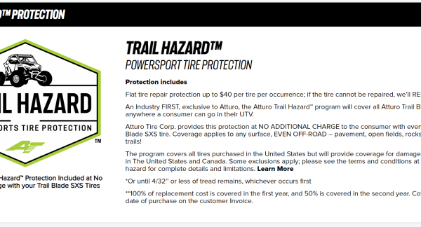 ATT Trail Blade X/T SxS Atturo Tire SXXT-U2LD5ATA