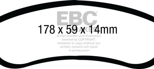 EBC Extra Duty Brake Pad Sets EBC ED91893
