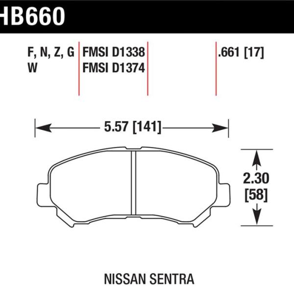 Hawk Performance HB660F.661