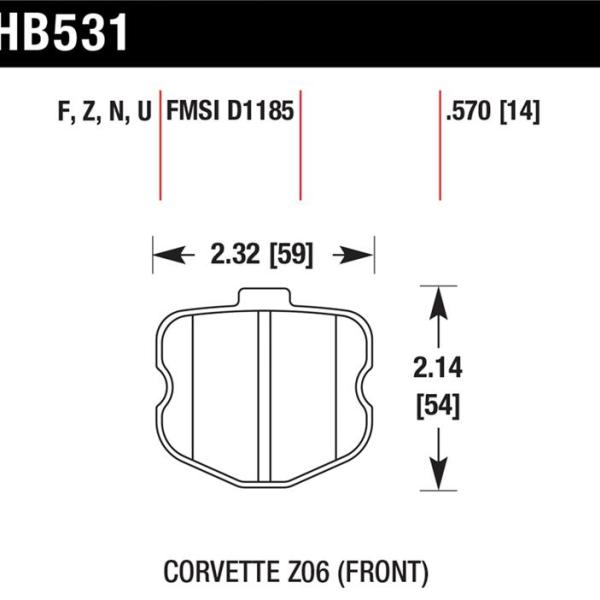 Hawk Performance HB531N.570