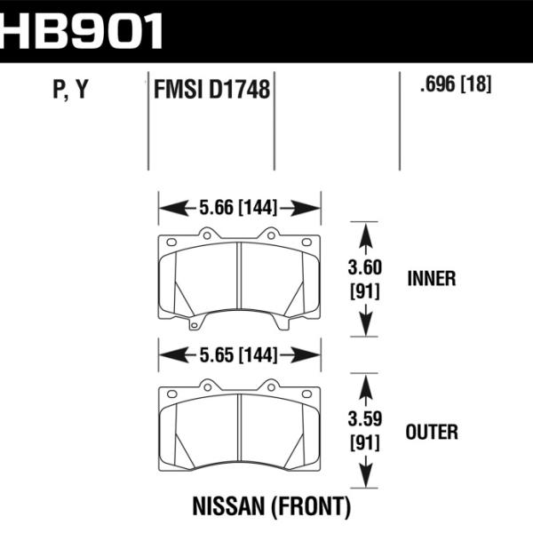 Hawk Performance HB902P.587