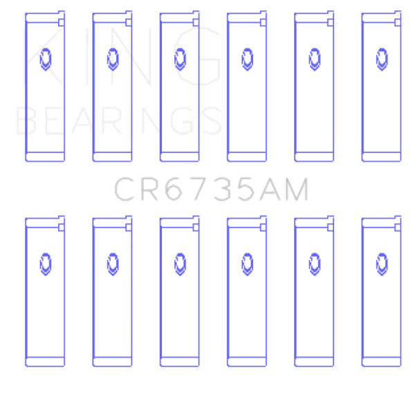 KING Performance Rod Bearings King Engine Bearings CR6735AM