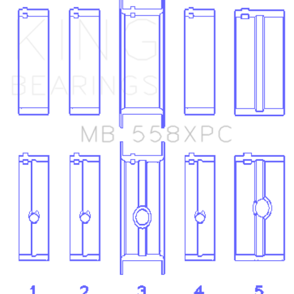 King Engine Bearings MB558XPC020