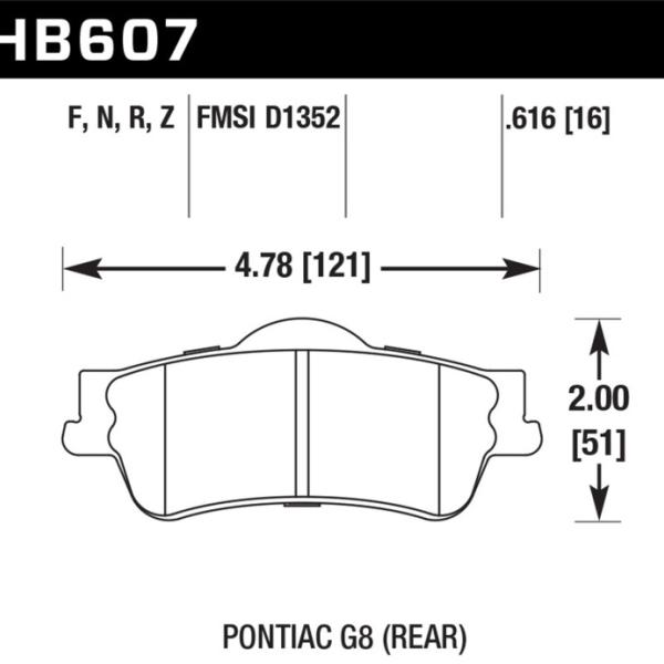 Hawk Performance HB607N.616