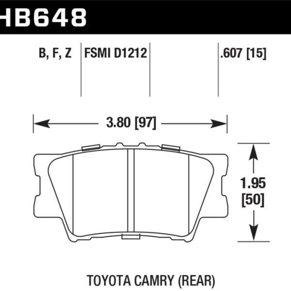 Hawk Performance HB648Z.607
