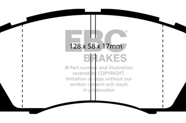 EBC Bluestuff Brake Pad Sets EBC DP5966NDX