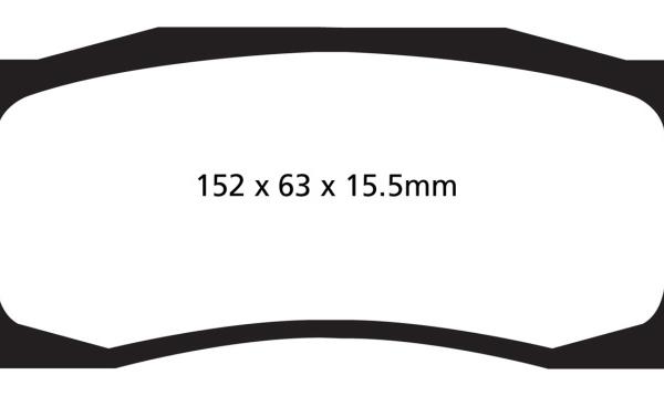 EBC Yellowstuff Brake Pad Sets EBC DP42111R