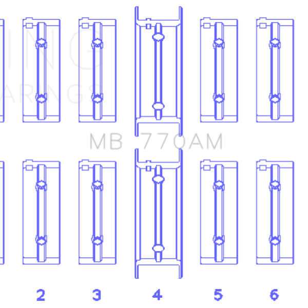 King Engine Bearings MB770AM