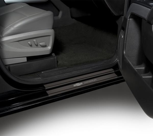 PUT Black Platinum Door Sills Putco 95173BPGM-1