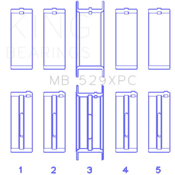 King Engine Bearings MB529XPC