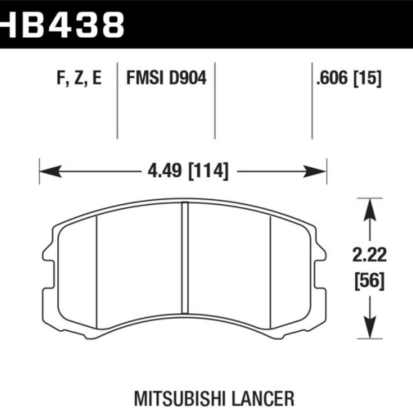Hawk Performance HB438F.606