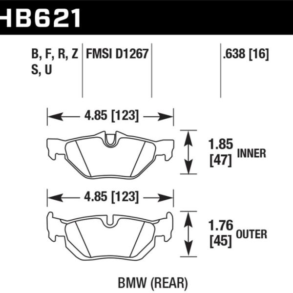 Hawk Performance HB621Z.638