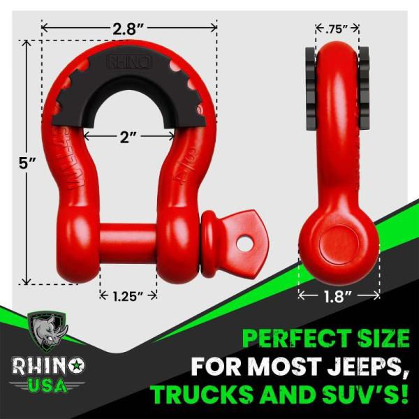 Rhino USA RNO-RED-SHACKLES