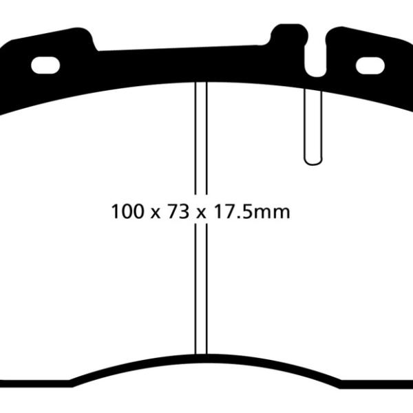 EBC Yellowstuff Brake Pad Sets EBC DP4927R