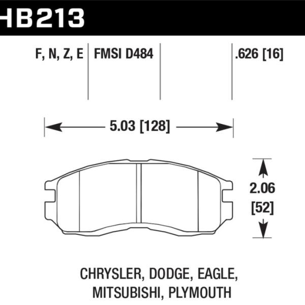 Hawk Performance HB213E.626
