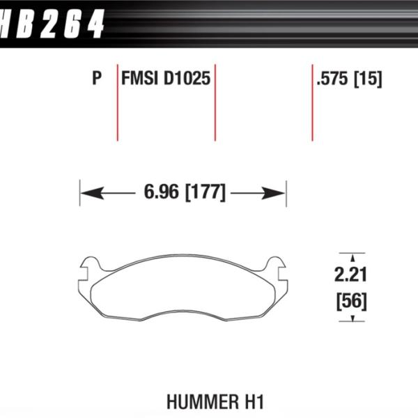 Hawk Performance HB264P.575