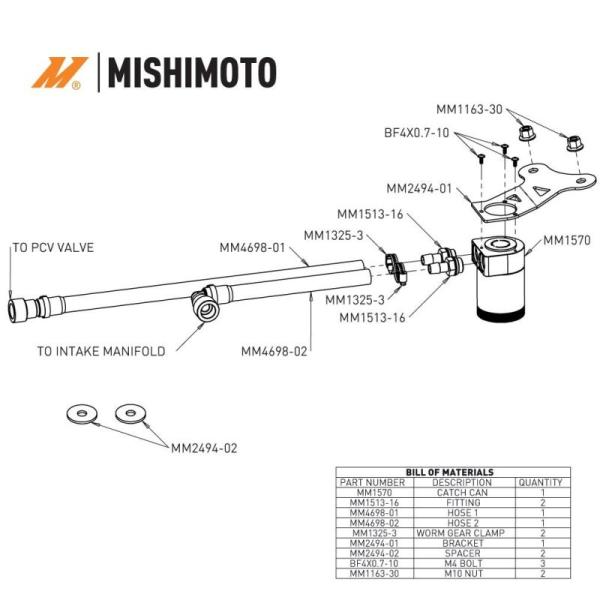 Mishimoto MMBCC-MUS4-24
