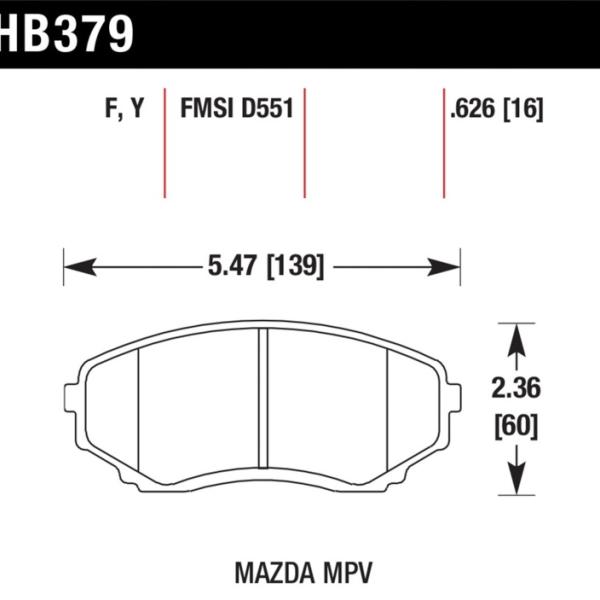 Hawk Performance HB379Y.626