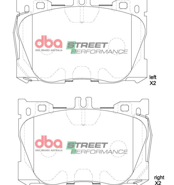 DBA SP Performance Brake Pads DBA DB15062SP