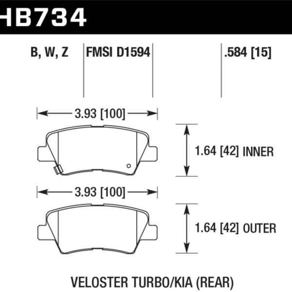 Hawk Performance HB734Z.584