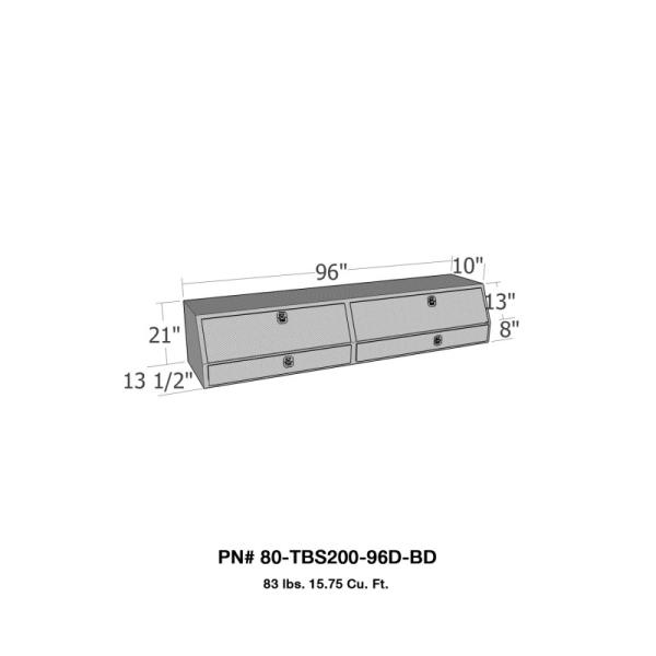 Westin 80-TBS200-96D-BD
