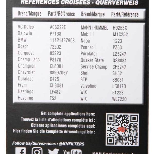 K&N Engineering HP-7007