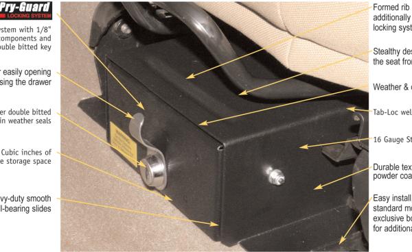 TFY Underseat Drawer Tuffy Products 250-01