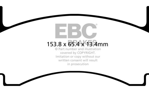 EBC Yellowstuff Brake Pad Sets EBC DP41176R