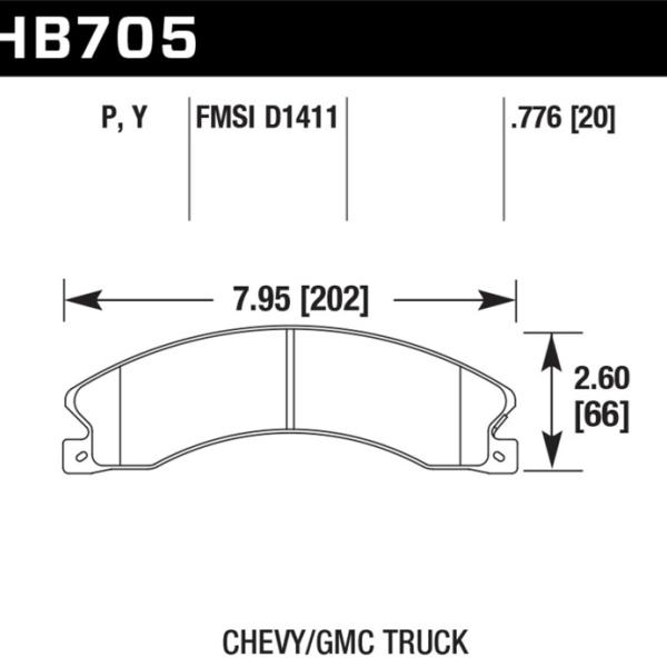 Hawk Performance HB705P.776