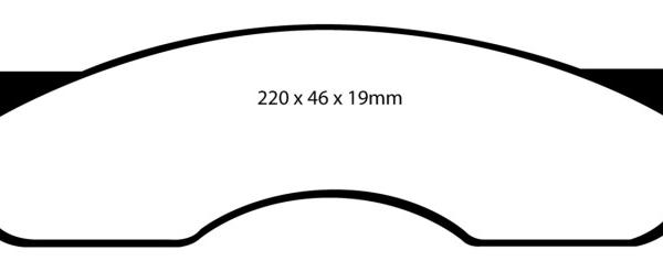 EBC Yellowstuff Brake Pad Sets EBC DP41708R