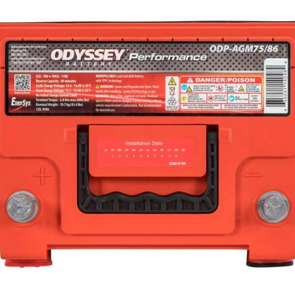 Odyssey Battery ODP-AGM75 86