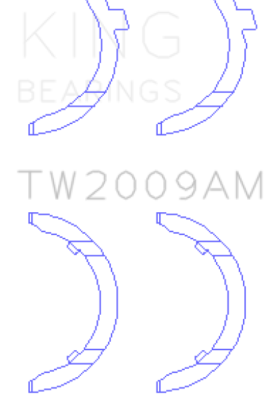 King Engine Bearings TW2009AM