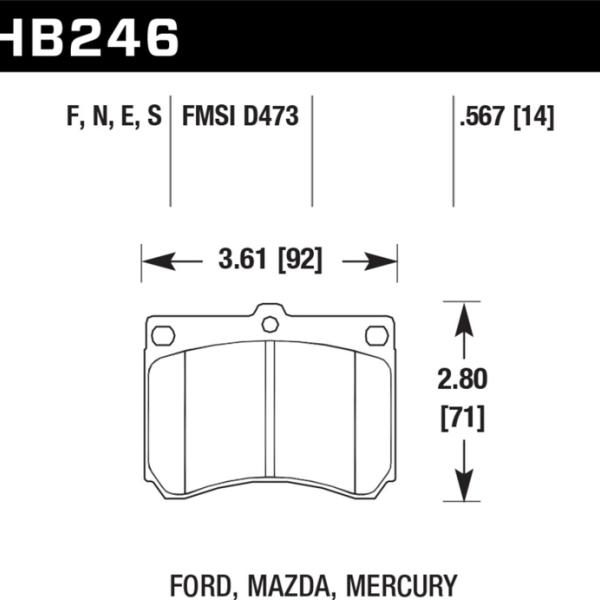 Hawk Performance HB246E.567