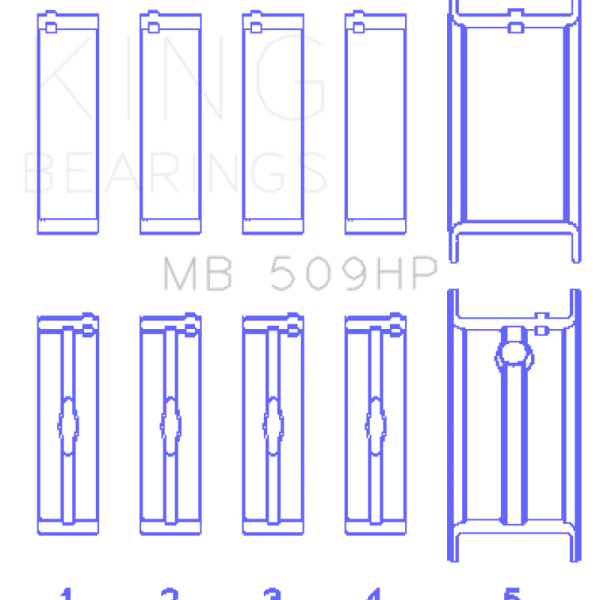 King Engine Bearings MB509HP020